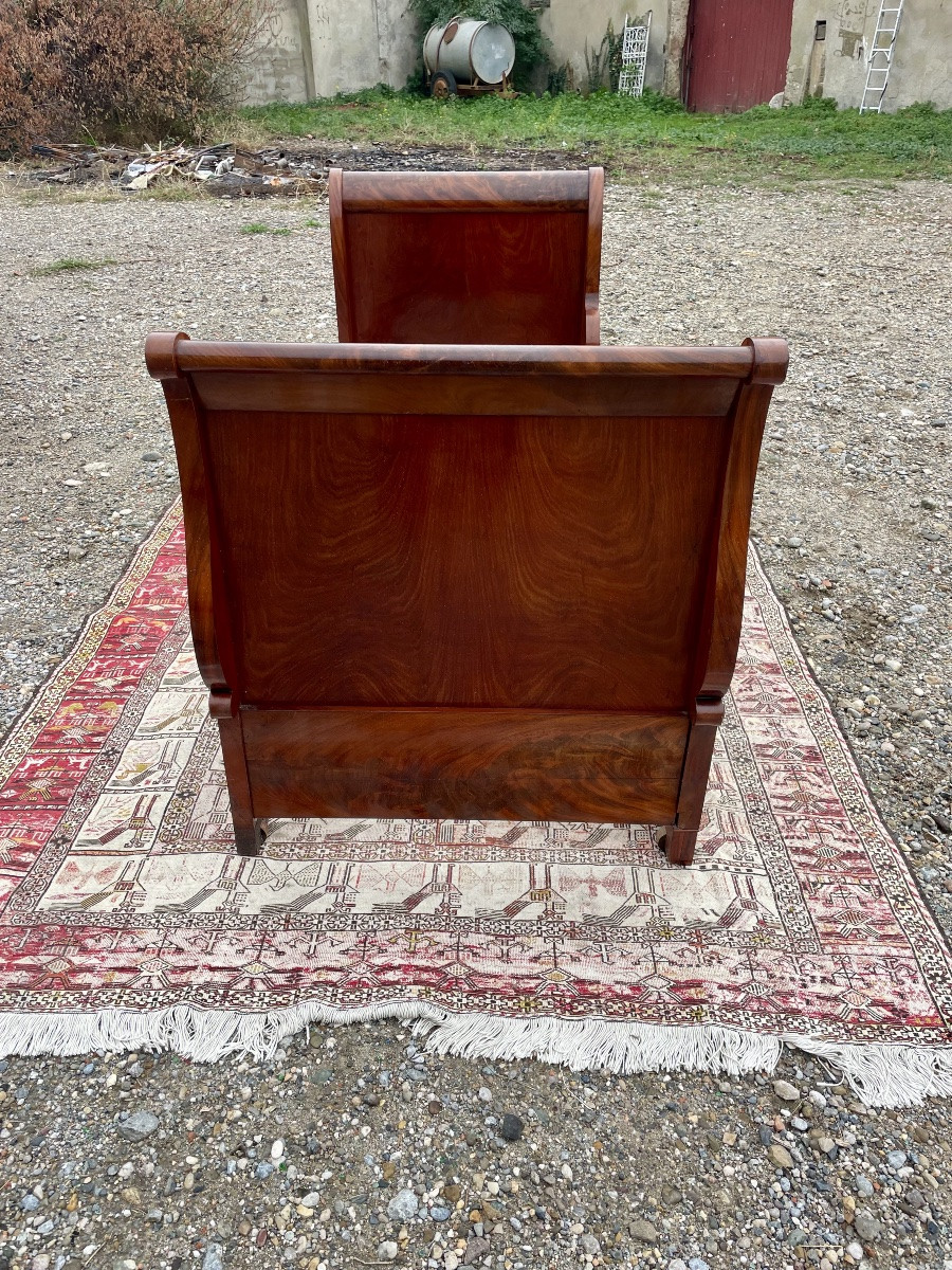 Mahogany Daybed, 20th-century Restoration -photo-6