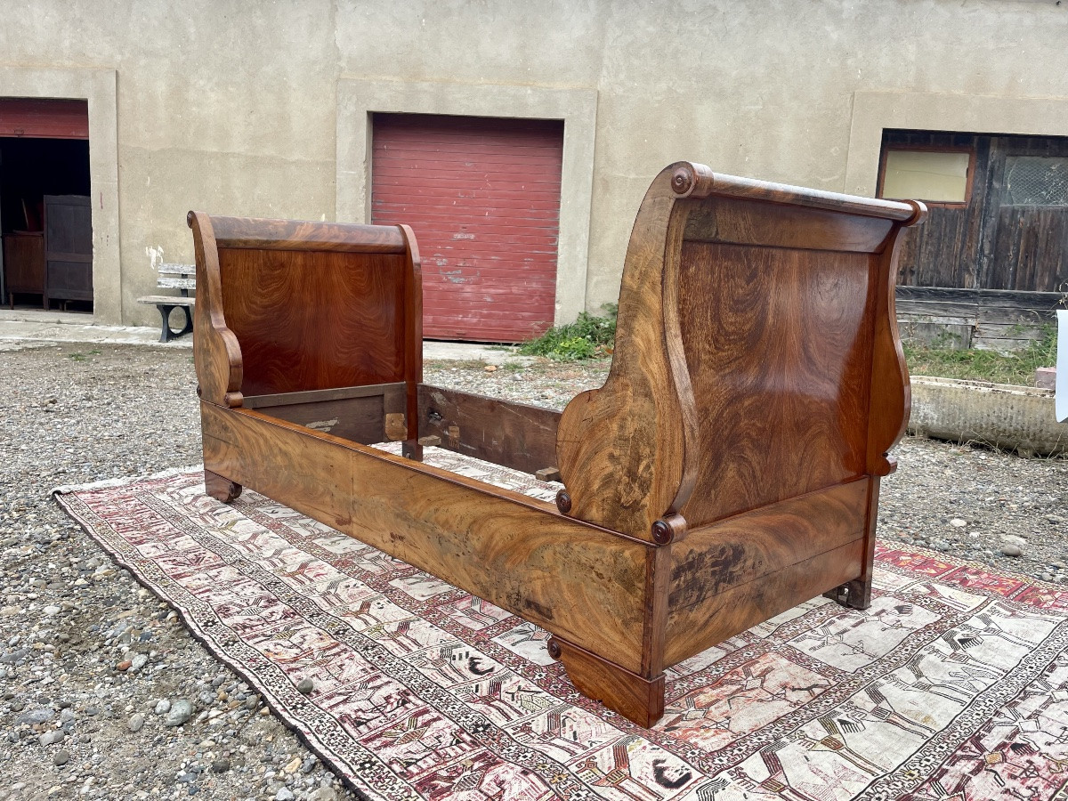 Mahogany Daybed, 20th-century Restoration -photo-7