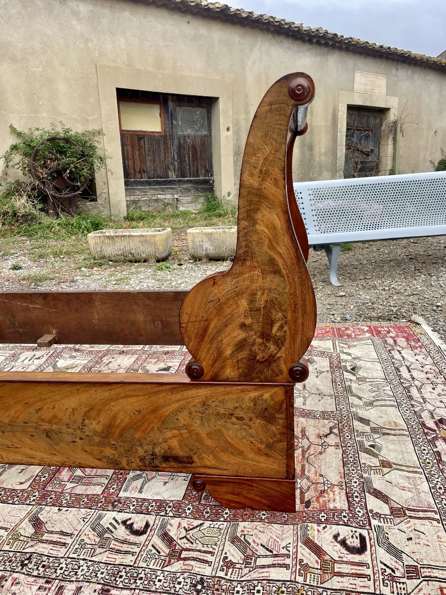 Mahogany Daybed, 20th-century Restoration -photo-8