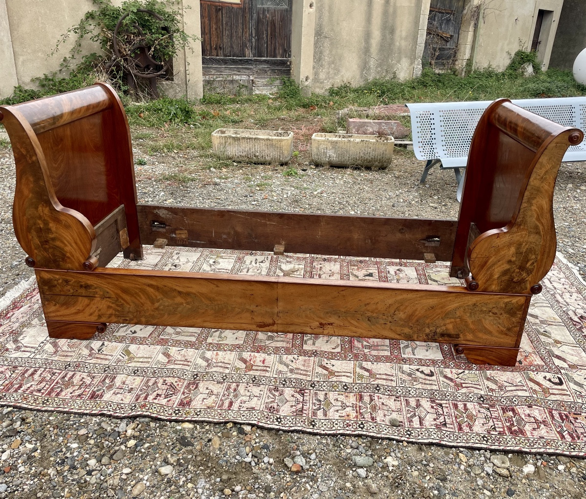 Mahogany Daybed, 20th-century Restoration 