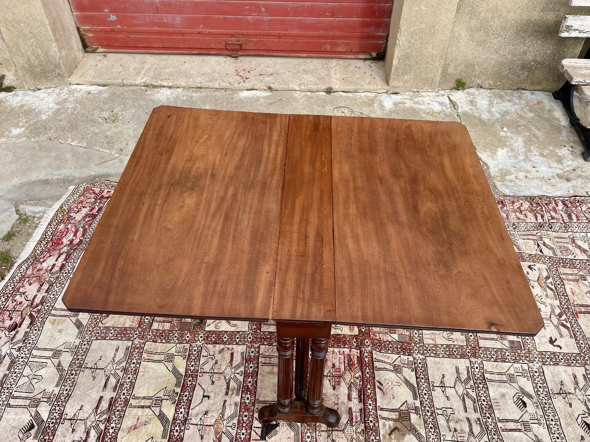 Mahogany Side Table, Louis-philippe Style, 19th Century.-photo-4
