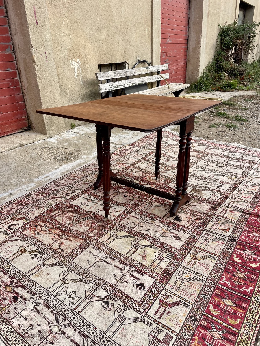 Mahogany Side Table, Louis-philippe Style, 19th Century.-photo-1