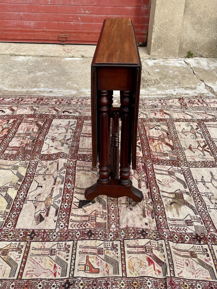 Mahogany Side Table, Louis-philippe Style, 19th Century.-photo-5