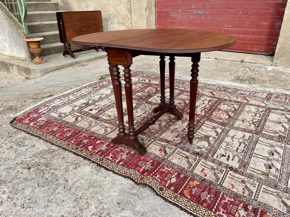 Table d’appoint, Louis Philippe,, en acajou d’époque XIXE siècle -photo-8