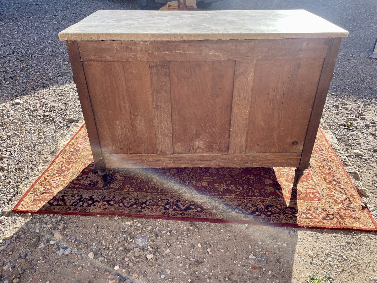 Commode,,,, Louis XVI, en acajou d’époque XVIIIem siècle -photo-8