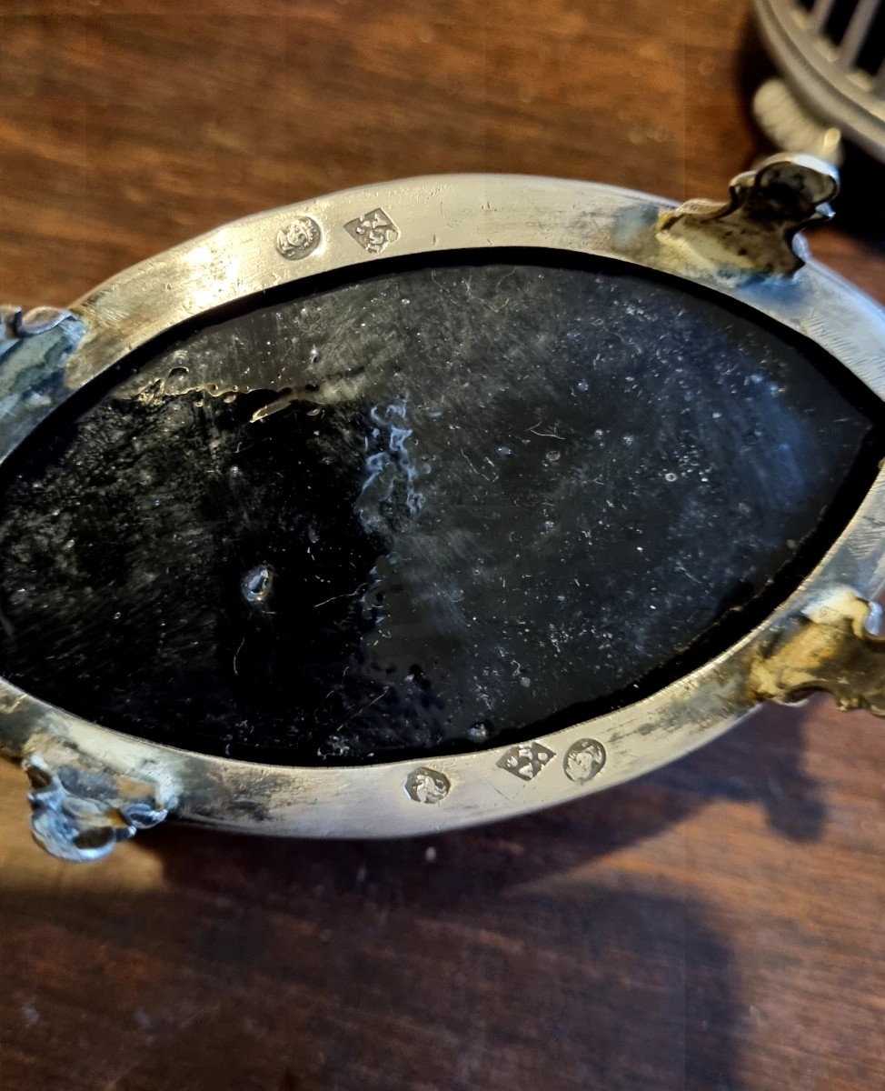 Ménagère a condiments en argent époque XIXé -photo-3