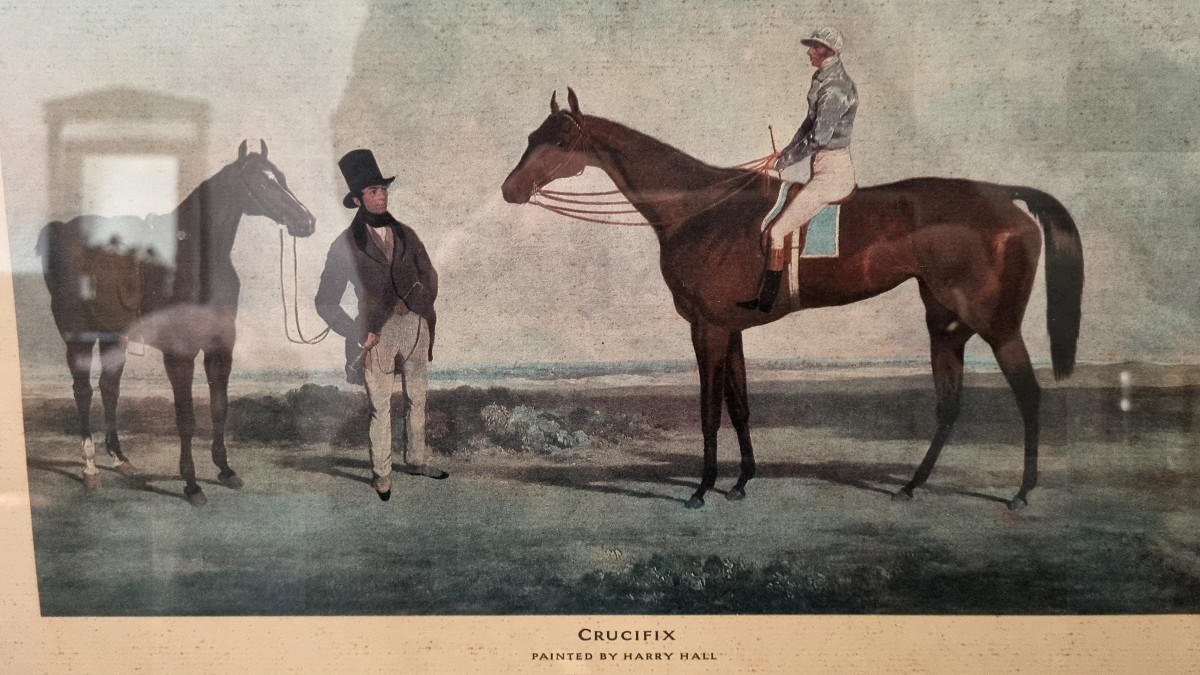 Paire de lithographie équestre époque XIXé -photo-4