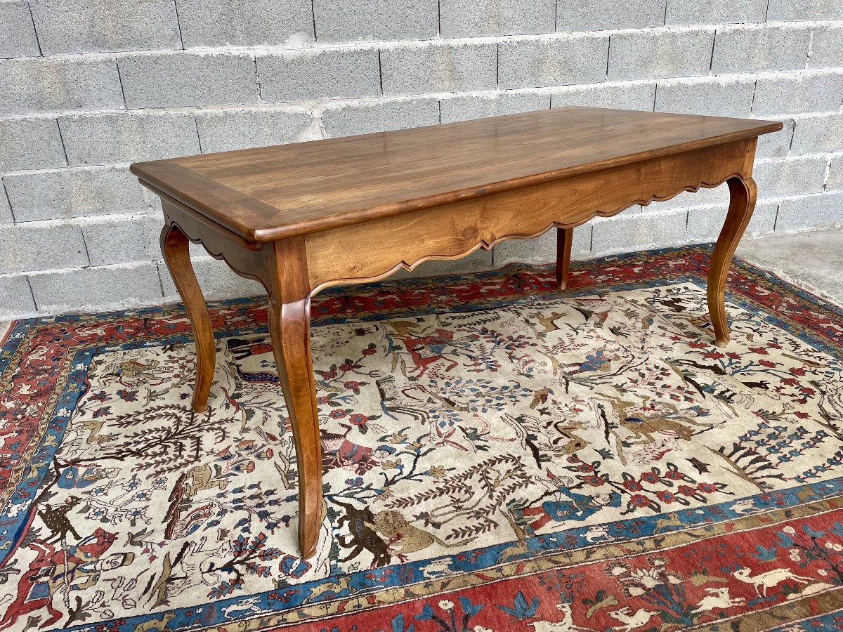 Table de ferme Louis XV, en merisier d’époque XIXE siècle 