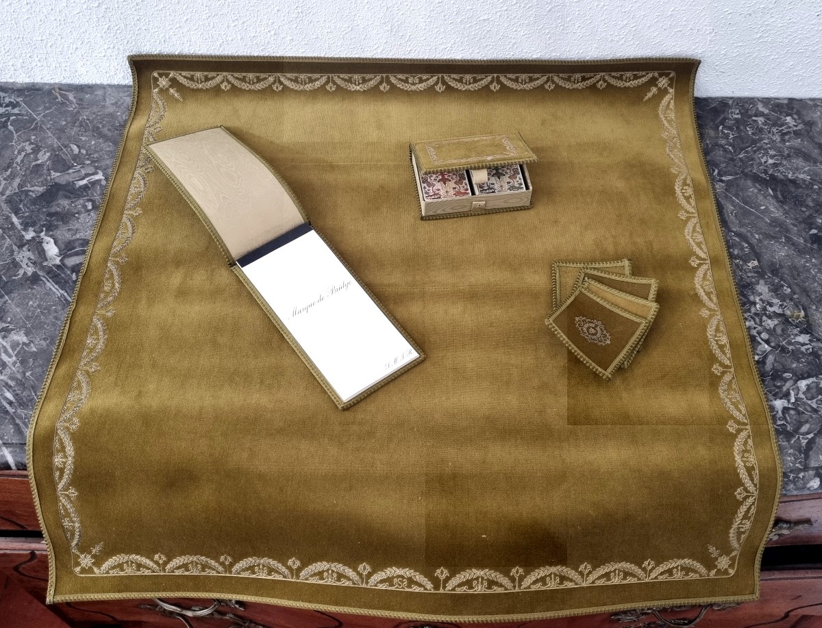 Vintage Bridge Set, Circa 1950, Mint Condition-photo-3