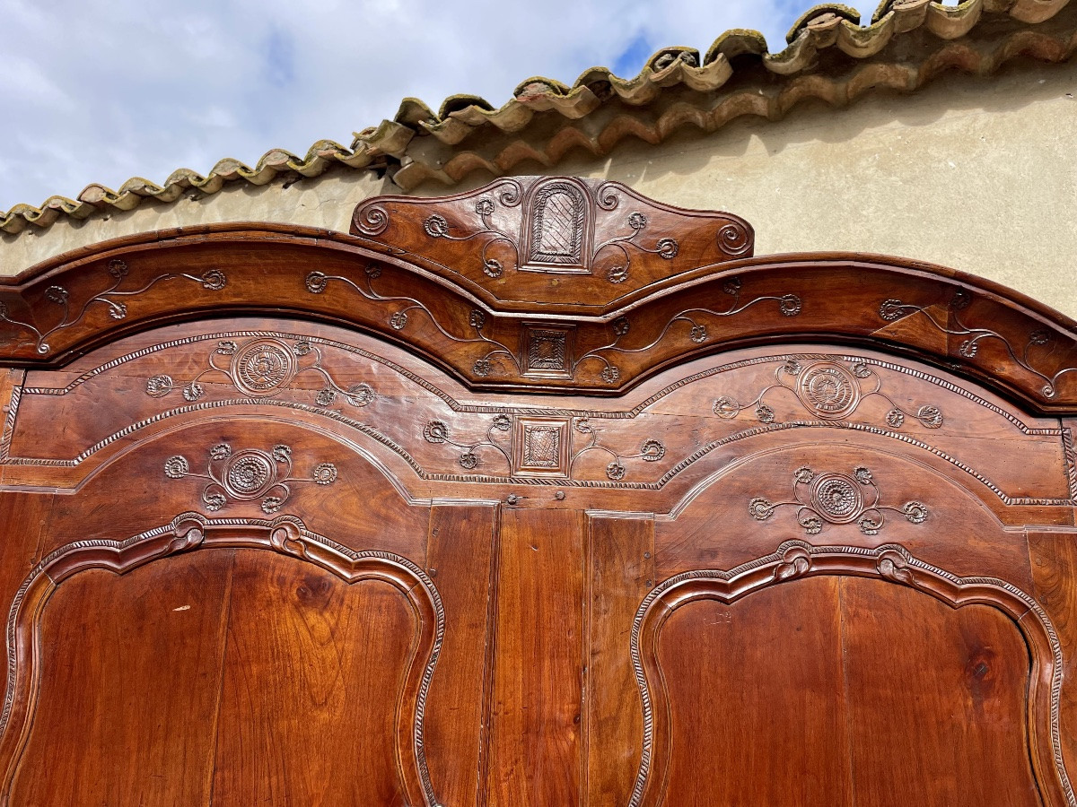 Buffet, louis XV , quatre portes en merisier d’époque XVIIIem siècle -photo-6