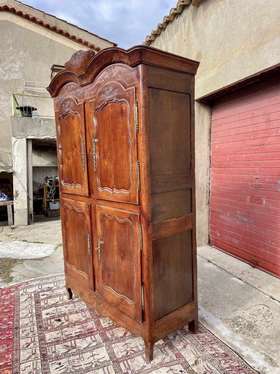 Buffet, louis XV , quatre portes en merisier d’époque XVIIIem siècle -photo-8