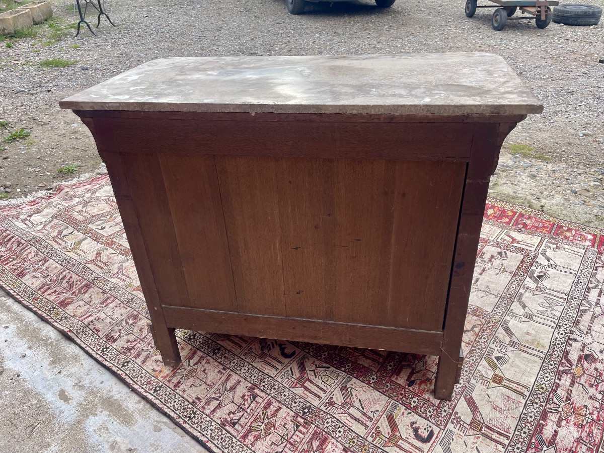 Chest Of Drawers, Restored In 19th-century Mahogany. -photo-4