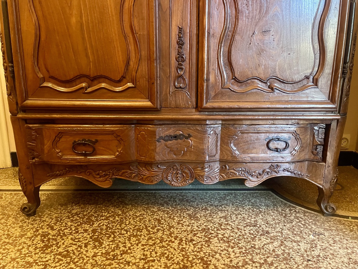 Armoire,,,,,, provençale, régence en noyer  d’époque XVIIIem siecle-photo-4