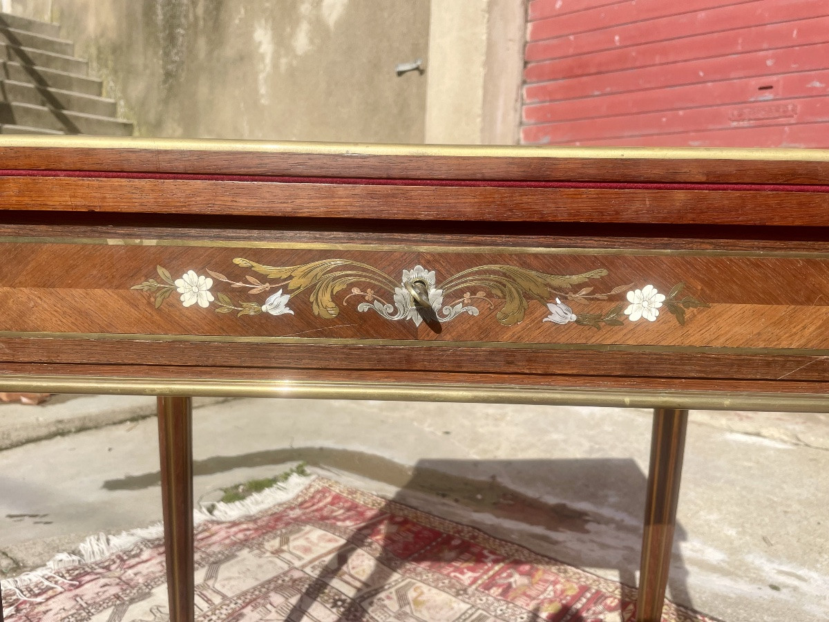 Games Table, Dressing Table, Small Desk, Louis XVI Period, 19th Century -photo-5