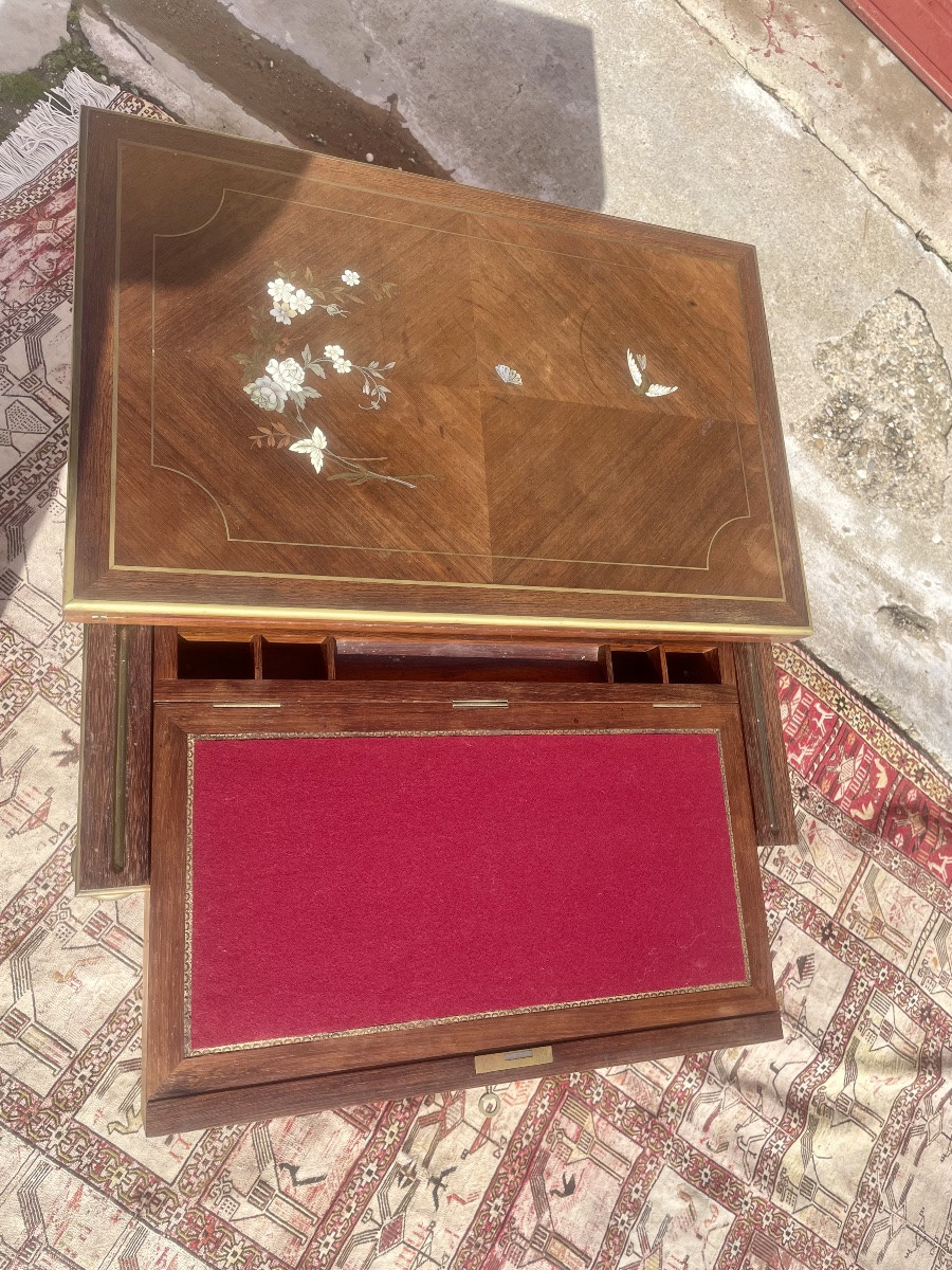Games Table, Dressing Table, Small Desk, Louis XVI Period, 19th Century -photo-7