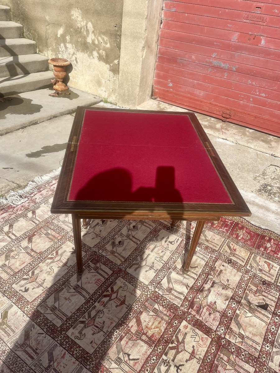 Games Table, Dressing Table, Small Desk, Louis XVI Period, 19th Century -photo-8