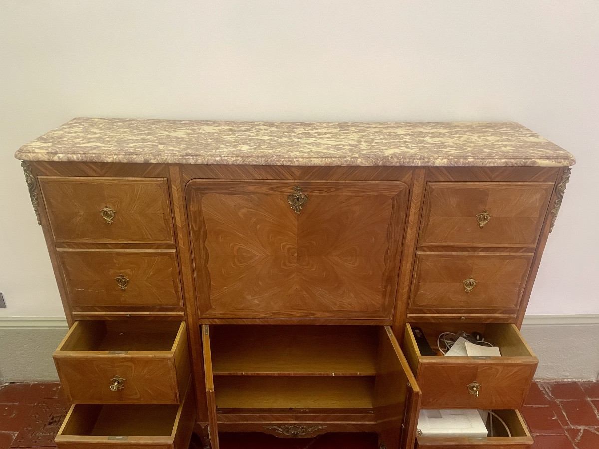 Grand Secrétaire,, Commode,,,, lyonnais, transition et époque, 1900-photo-1