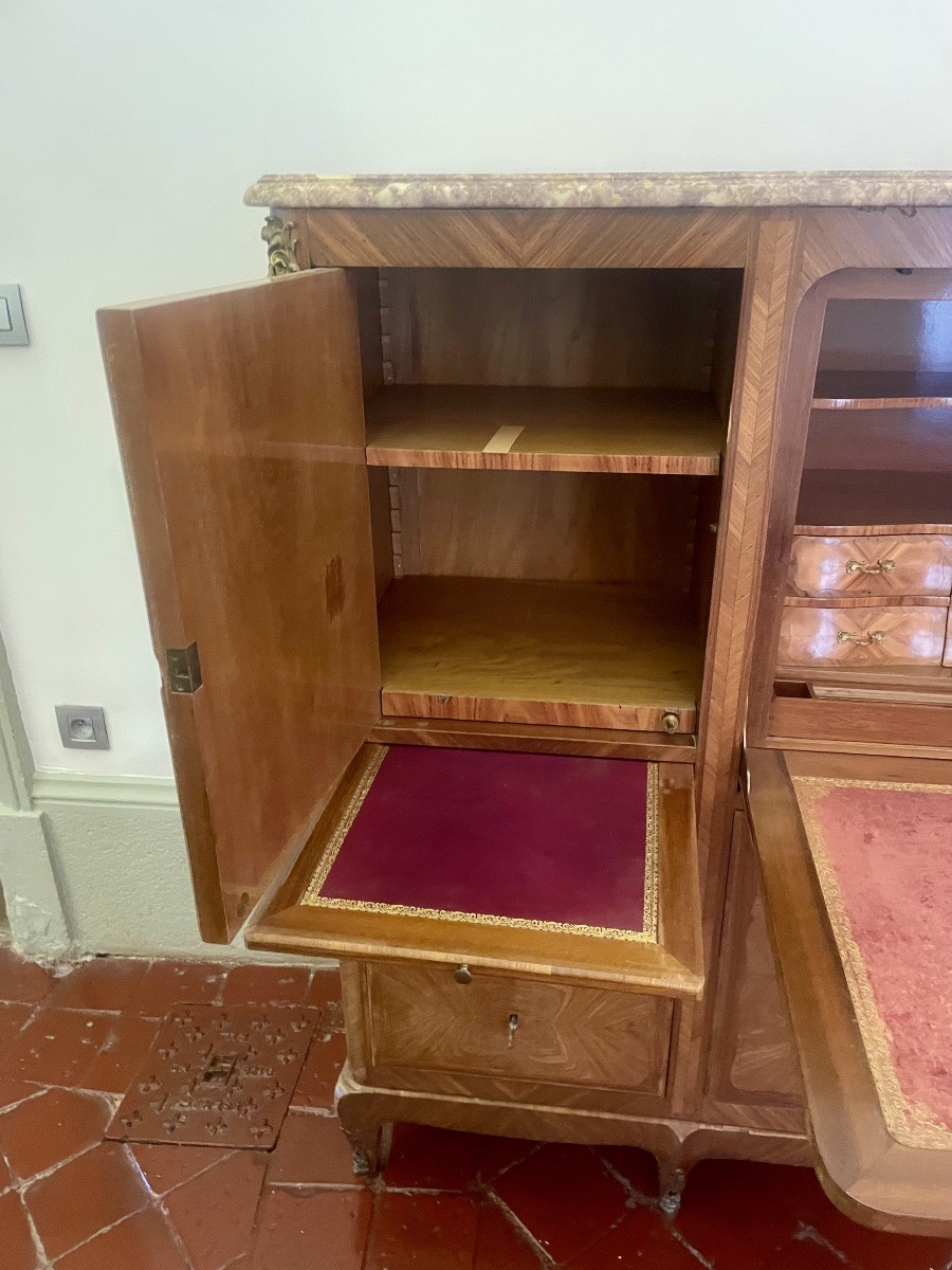 Grand Secrétaire,, Commode,,,, lyonnais, transition et époque, 1900-photo-4