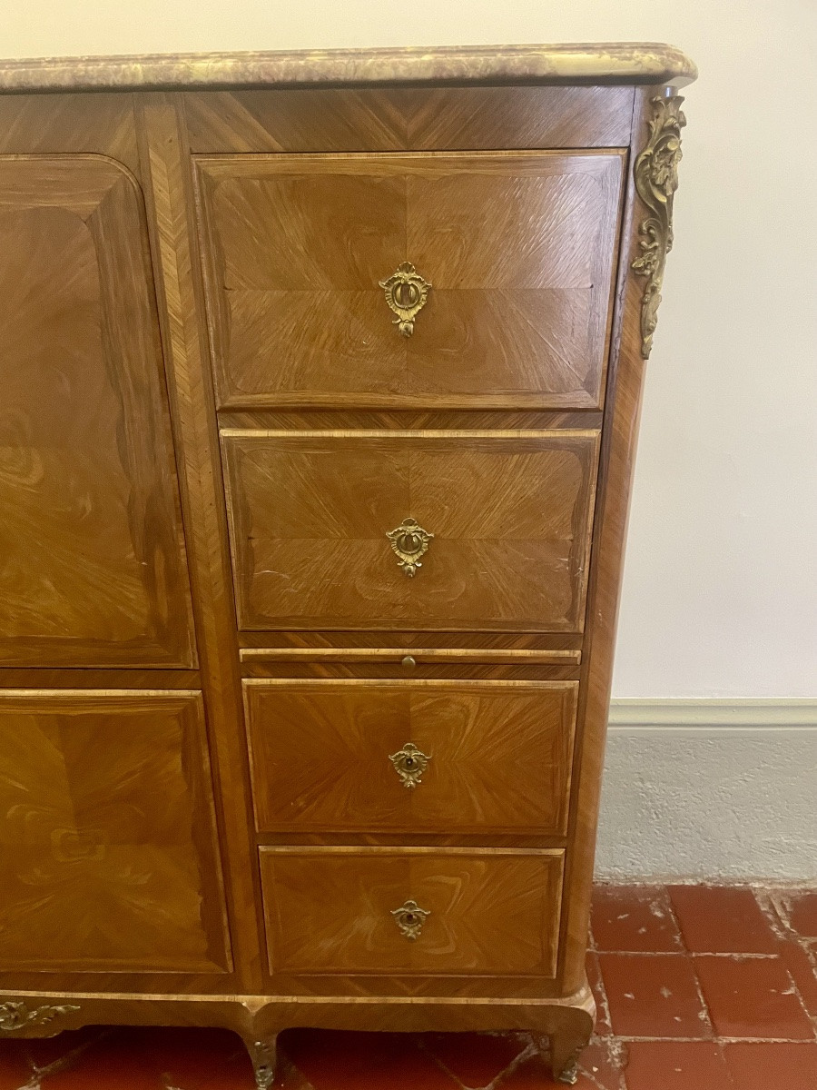 Grand Secrétaire,, Commode,,,, lyonnais, transition et époque, 1900-photo-8