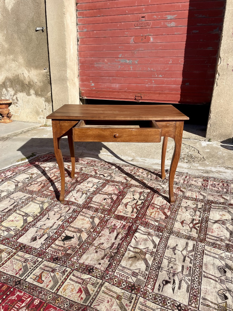 Tape Between Two, Louis XV Style In Walnut, 18th Century -photo-2