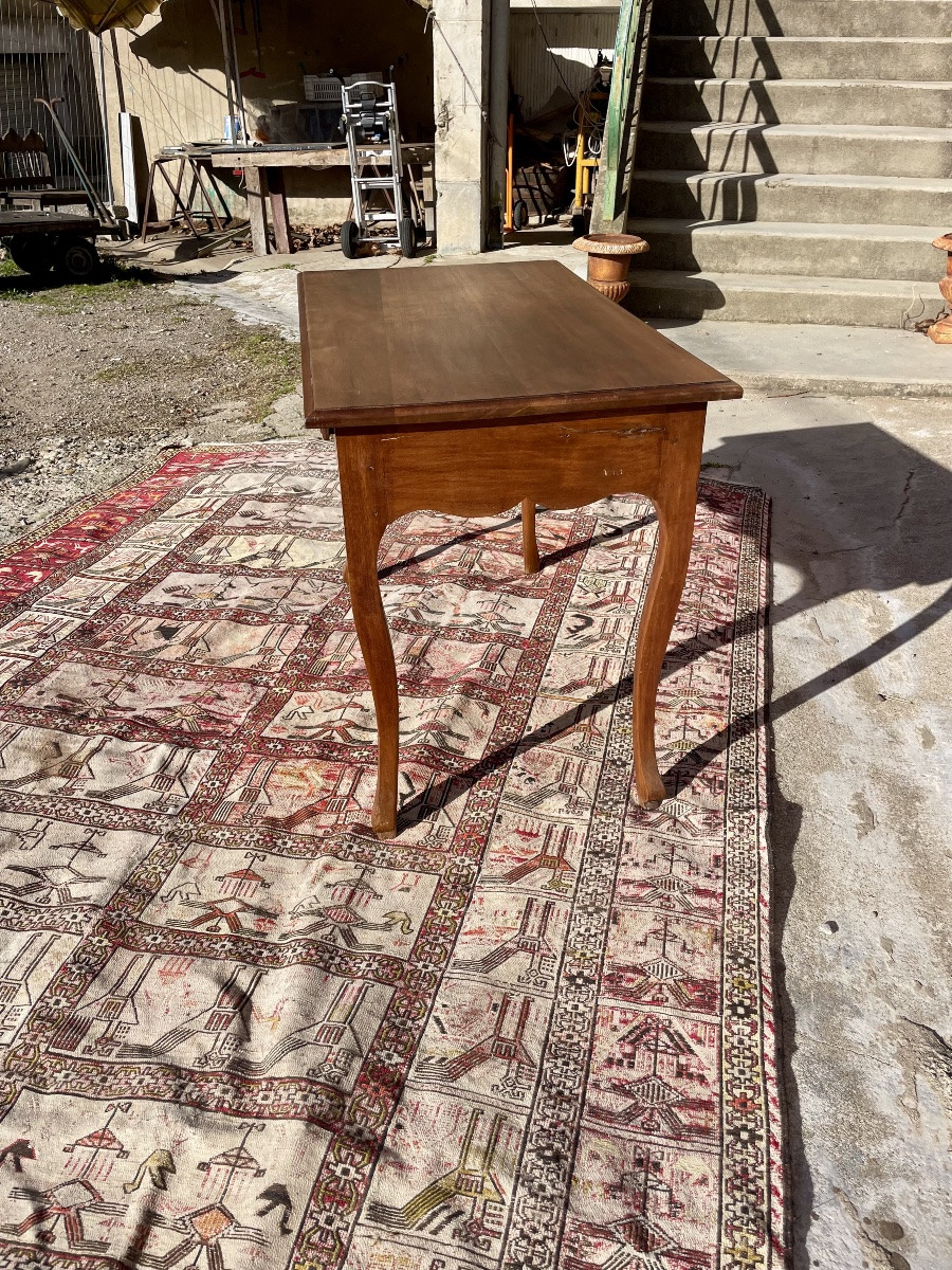 Tape Between Two, Louis XV Style In Walnut, 18th Century -photo-4