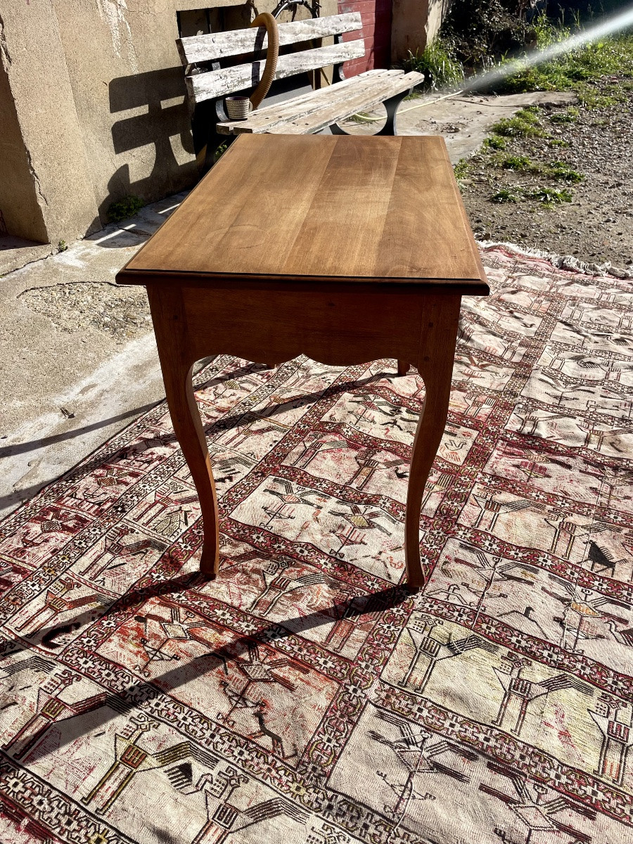 Tape Between Two, Louis XV Style In Walnut, 18th Century -photo-2