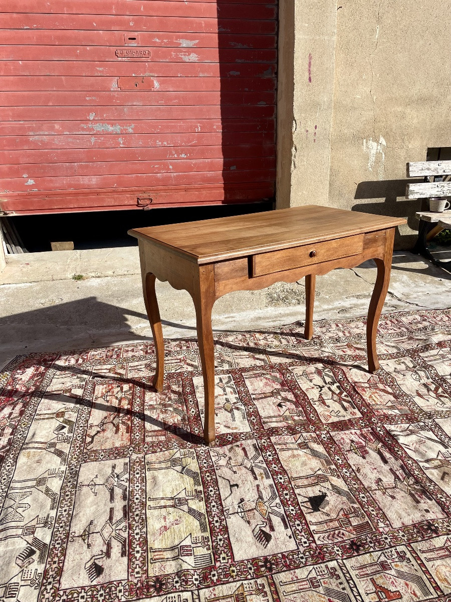 Tape Between Two, Louis XV Style In Walnut, 18th Century -photo-3