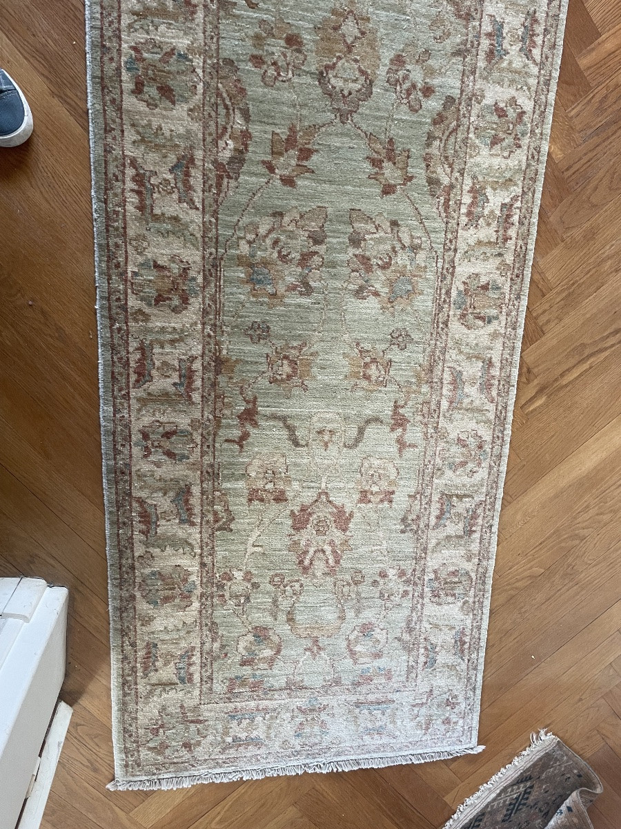 Large Hand-knotted Hallway Runner With A Floral, Persian Design. -photo-2