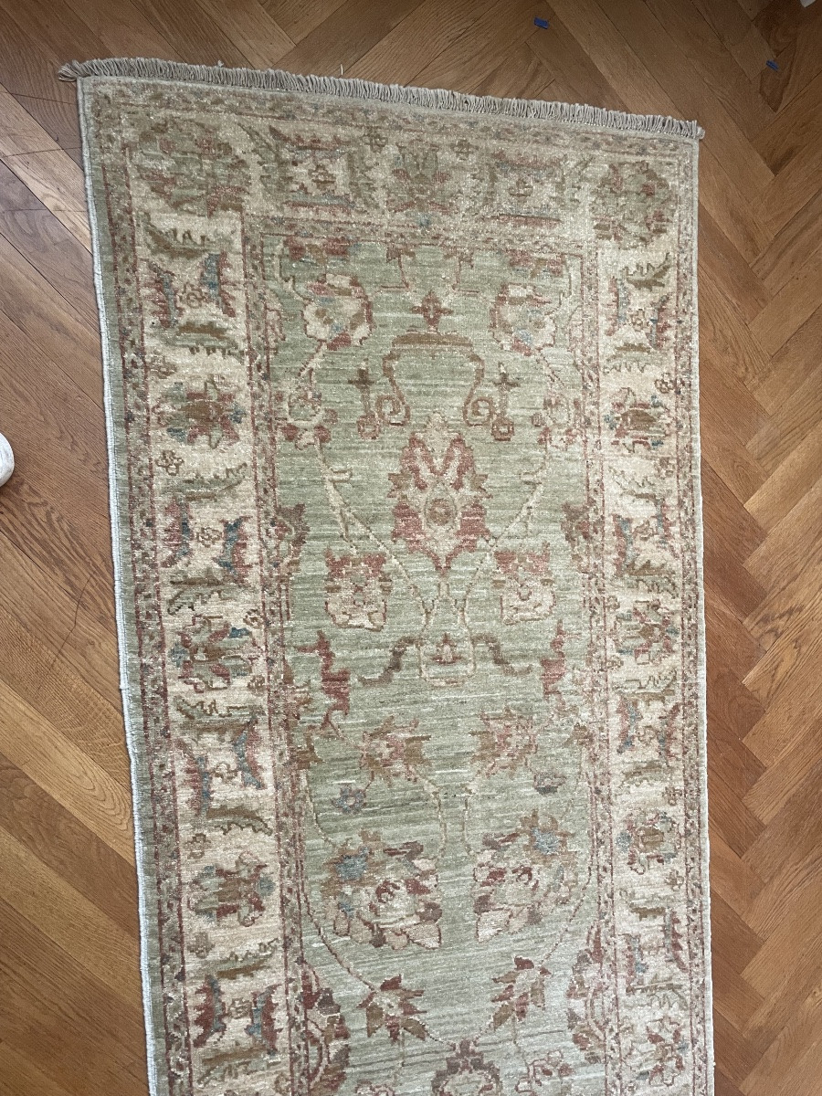 Large Hand-knotted Hallway Runner With A Floral, Persian Design. -photo-3