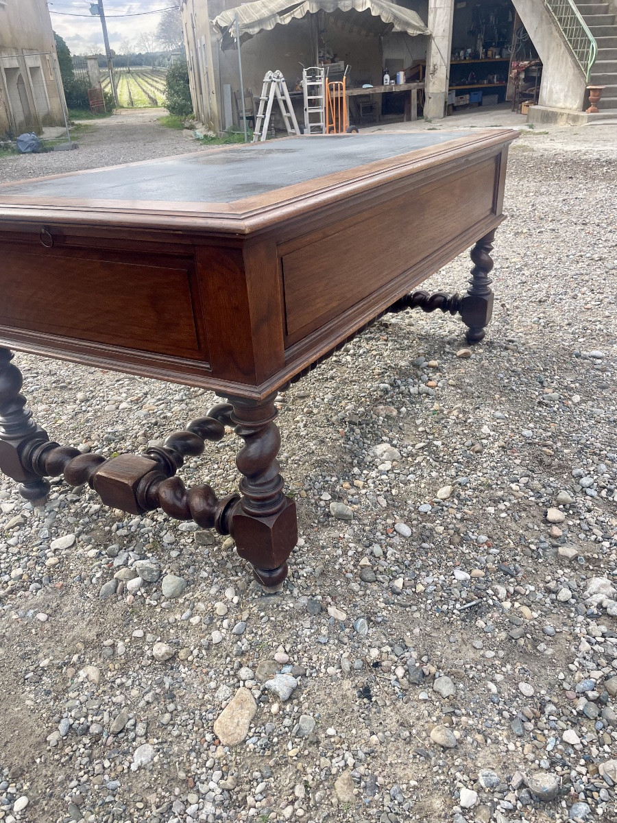 bureau, Louis XIII, en chêne massif d’époque XIXem siecle-photo-6