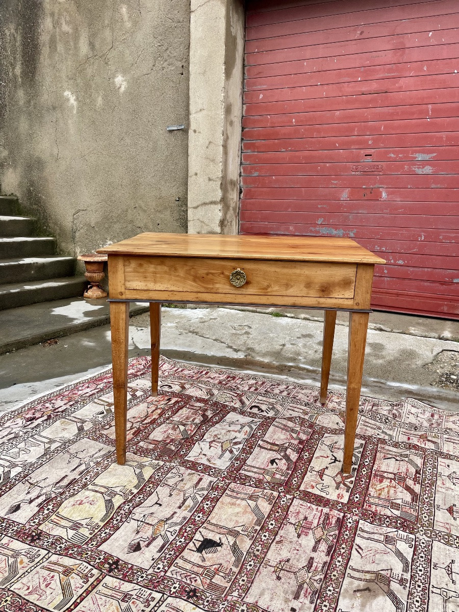 Small Period Walnut Side Table, 18th Century Directoire Style-photo-3