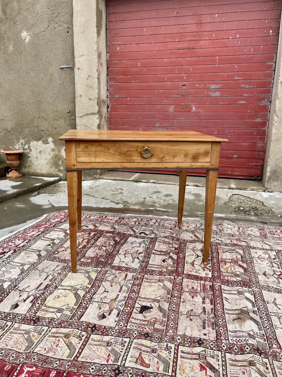 Small Period Walnut Side Table, 18th Century Directoire Style-photo-4
