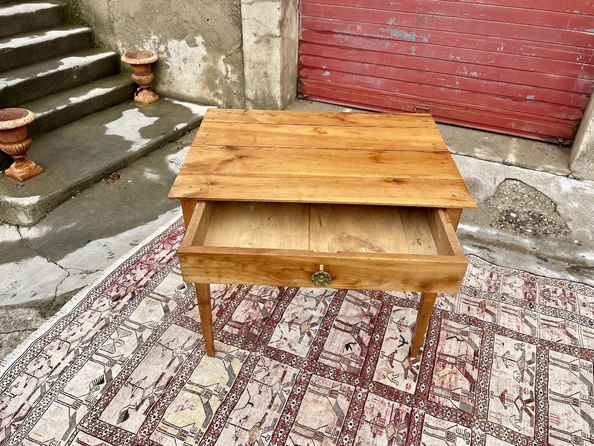 Small Period Walnut Side Table, 18th Century Directoire Style-photo-2