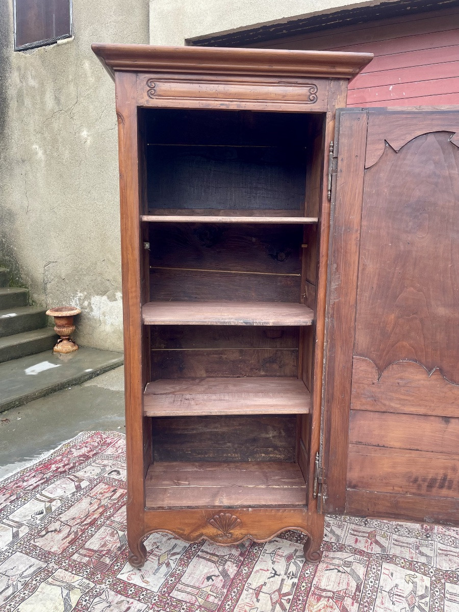 Bonnetière, Louis XV, provençale en noyer  d’époque XVIIIem siecle-photo-1