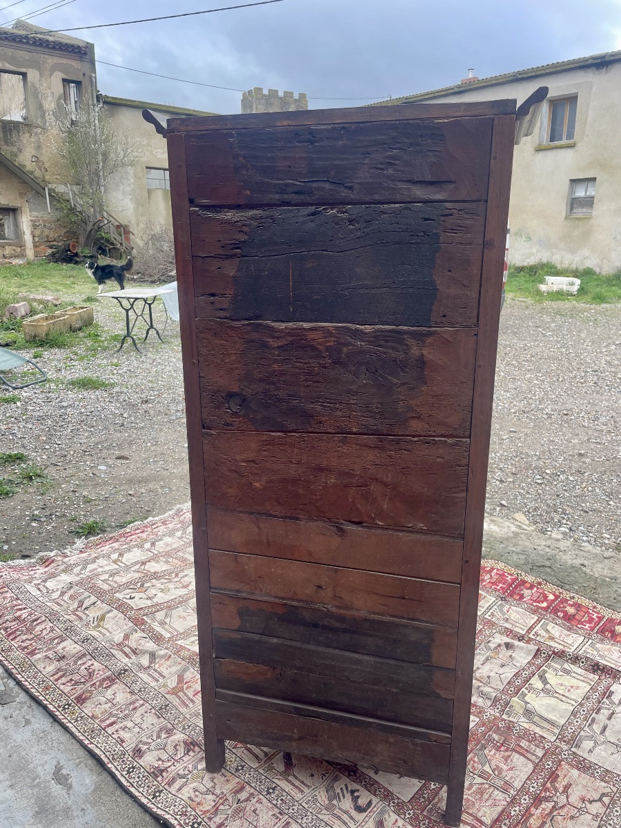 Bonnetière, Louis XV, provençale en noyer  d’époque XVIIIem siecle-photo-7