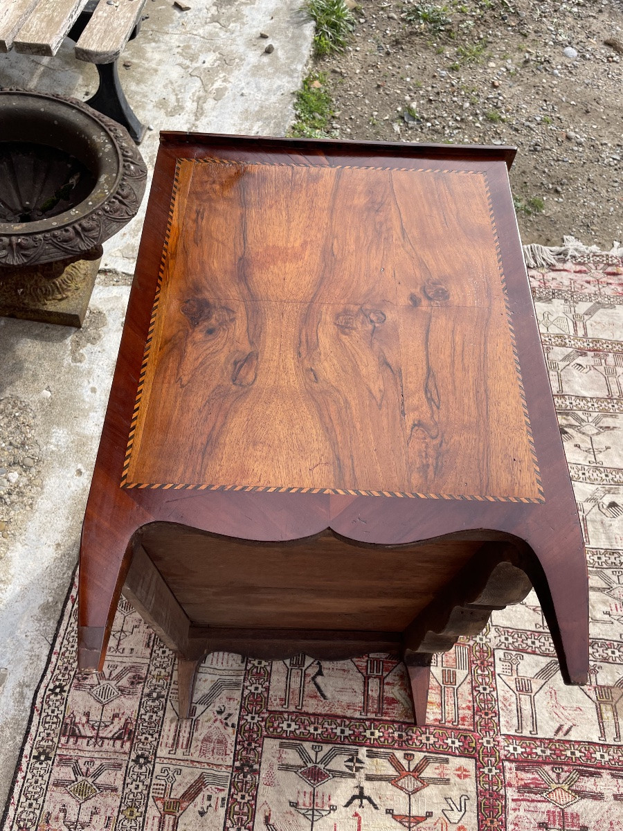 Petite commode louis XV louis XVI à six tirois,XVIIIem siecle-photo-2