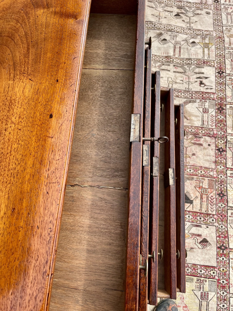 Petite commode louis XV louis XVI à six tirois,XVIIIem siecle-photo-7