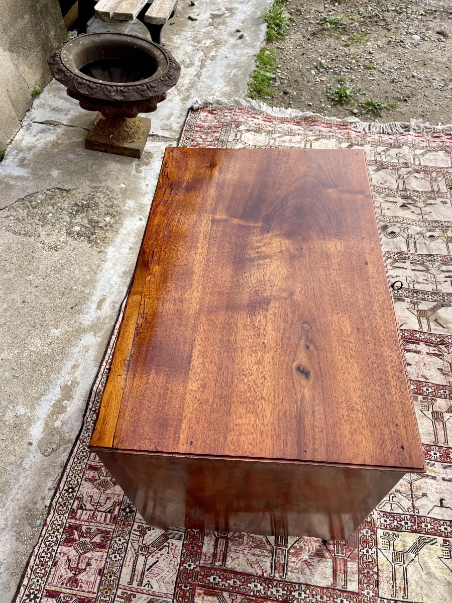 Petite commode louis XV louis XVI à six tirois,XVIIIem siecle-photo-8