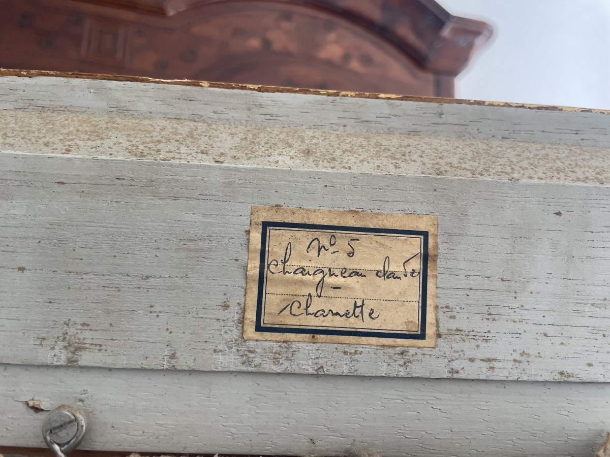 Grand paysage de campagne, la charrette, huile sur toile signee  chaigneau,1957-photo-7