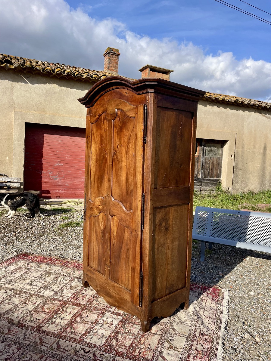 Louis XV Style Walnut Bonnetière, 18th Century-photo-4