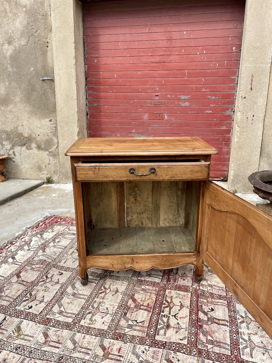 Confiturier louisXV en merisier, époque, fin XIXem siecle-photo-1