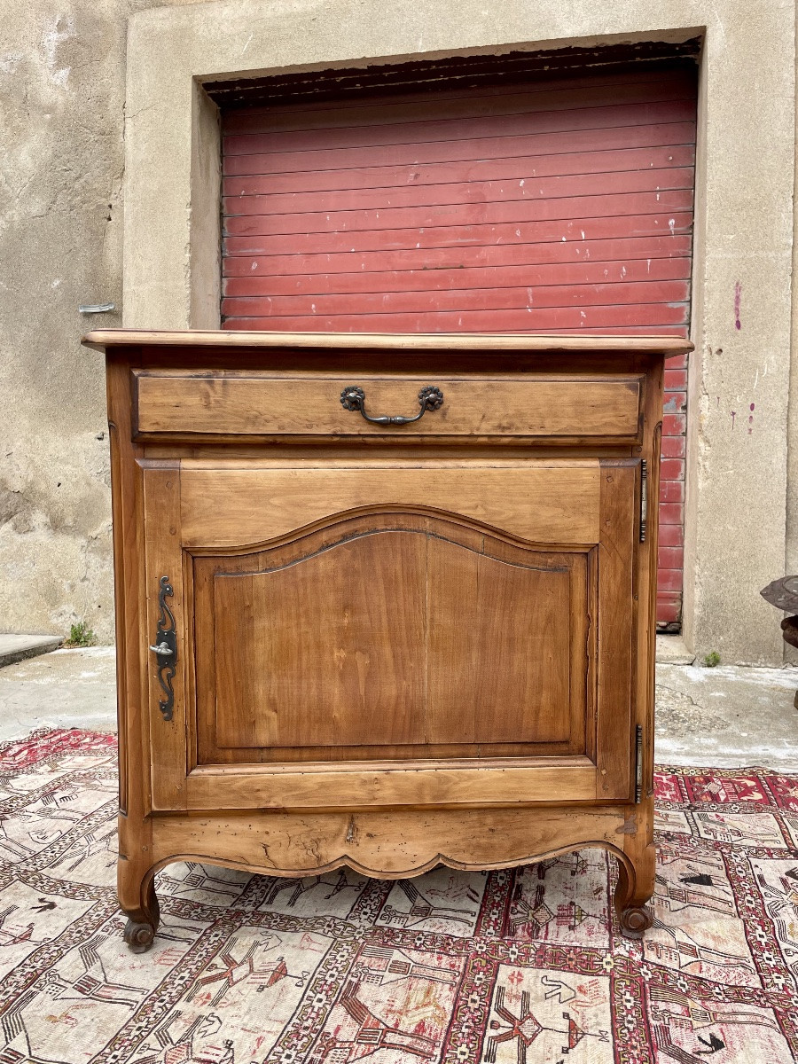 Confiturier louisXV en merisier, époque, fin XIXem siecle-photo-2