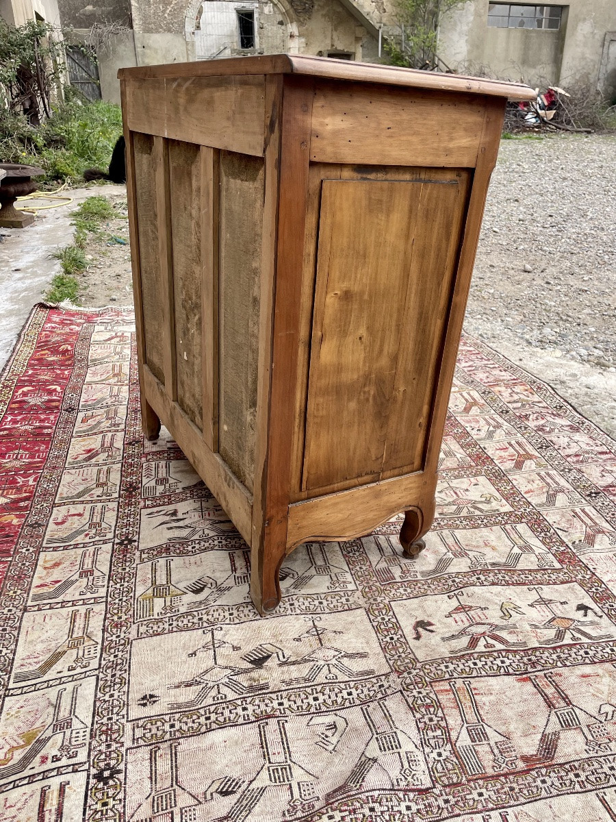 Confiturier louisXV en merisier, époque, fin XIXem siecle-photo-5