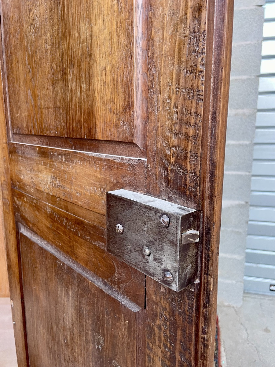 Louis XVI Style Marquetry Wardrobe, From 19th Century France-photo-8