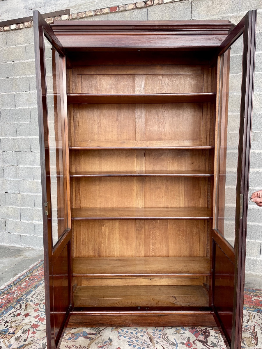 Library, Restored In 19th-century Mahogany -photo-2