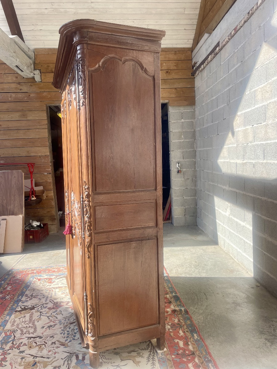 Armoire,,,,,, Régence chêne d’époque XVIIIe siècle-photo-4