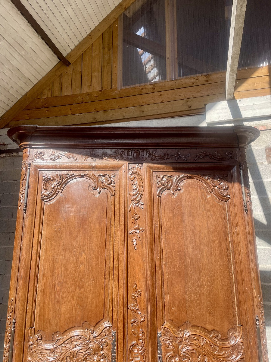 Armoire,,,,,, Régence chêne d’époque XVIIIe siècle-photo-1