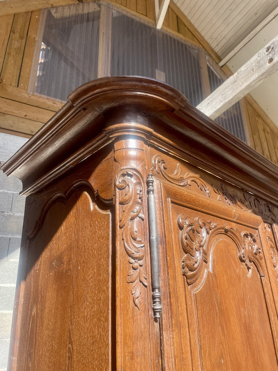 Armoire,,,,,, Régence chêne d’époque XVIIIe siècle-photo-2