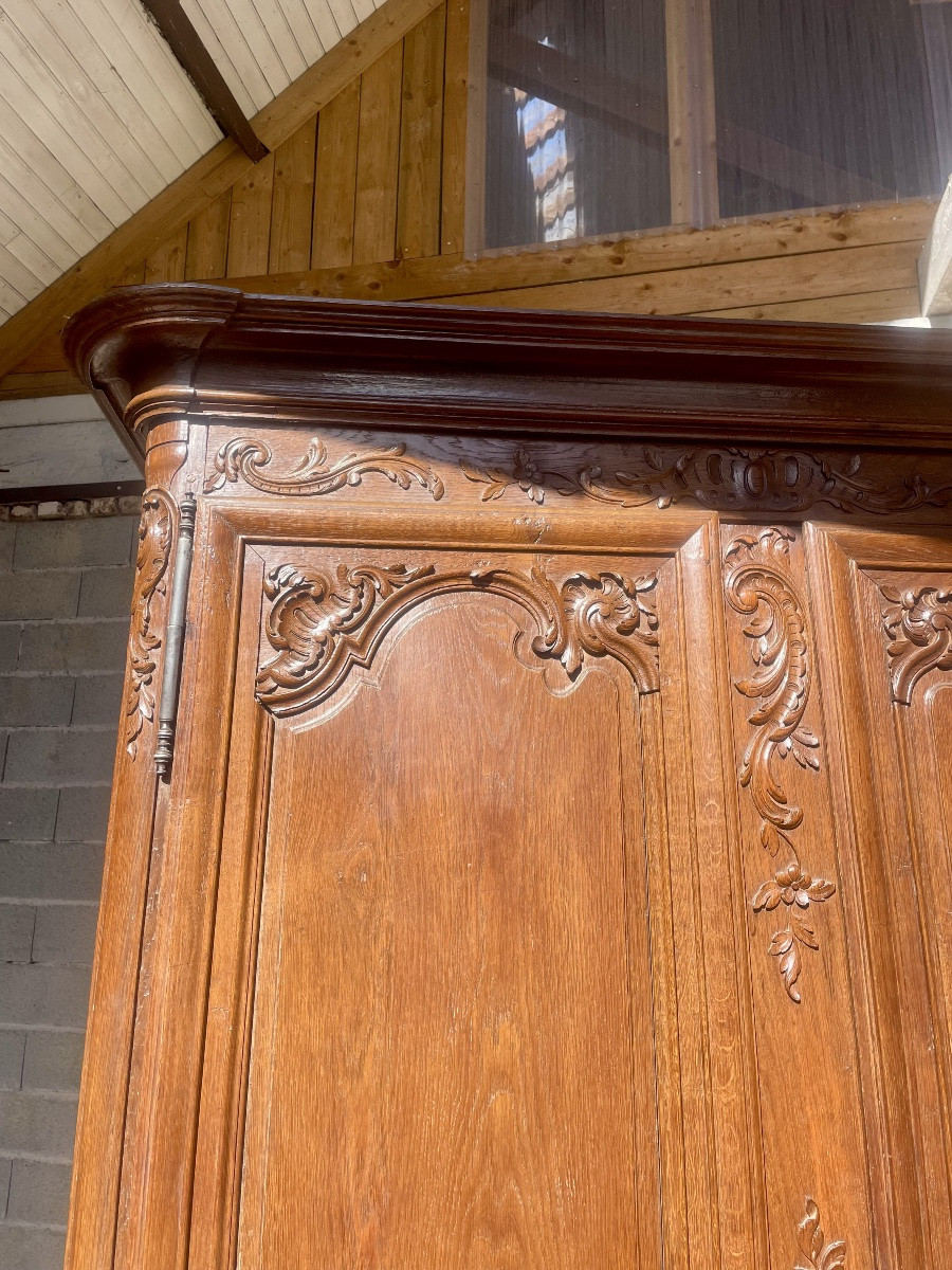 Armoire,,,,,, Régence chêne d’époque XVIIIe siècle-photo-3