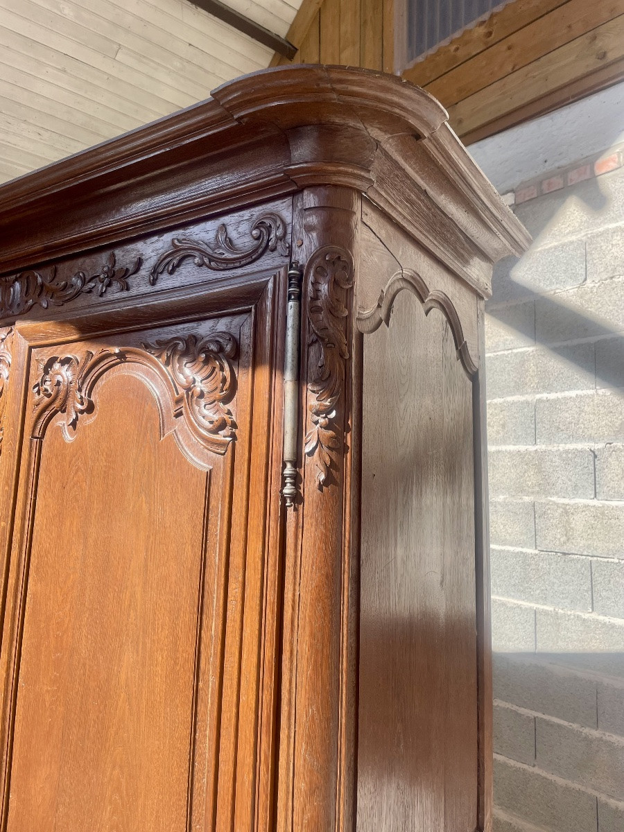 Armoire,,,,,, Régence chêne d’époque XVIIIe siècle-photo-5